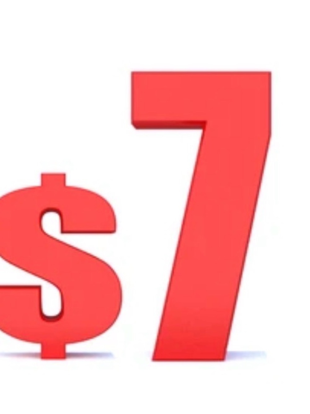 $7 start unlisted item